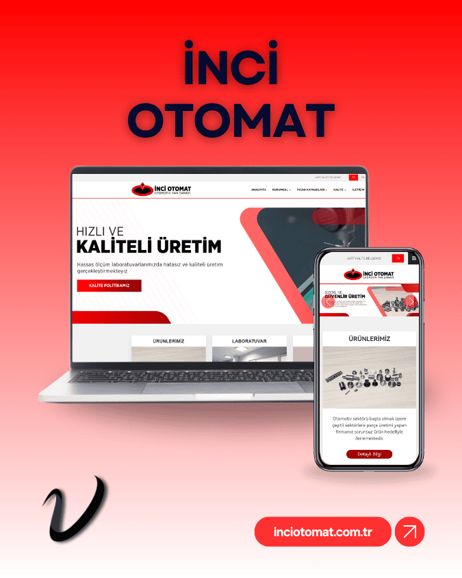 İnci Otomat Web Sitesi