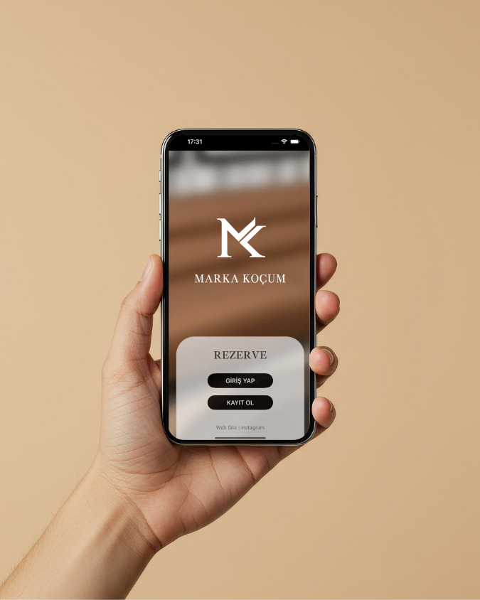 marka koçum rezerve mobil uygulaması